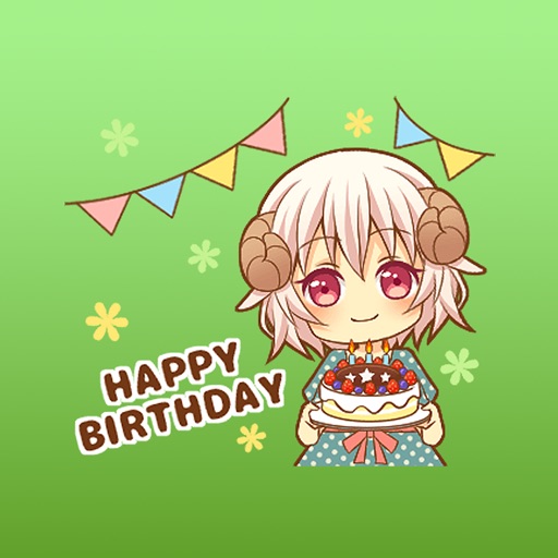 Madeline The Cute Sheep Girl English Stickers