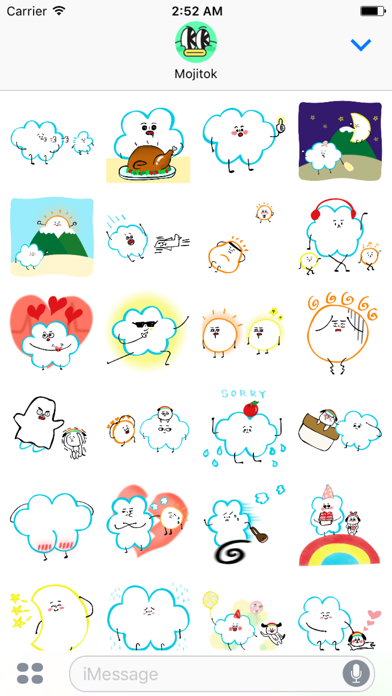 Screenshot #2 pour Sky village Stickers