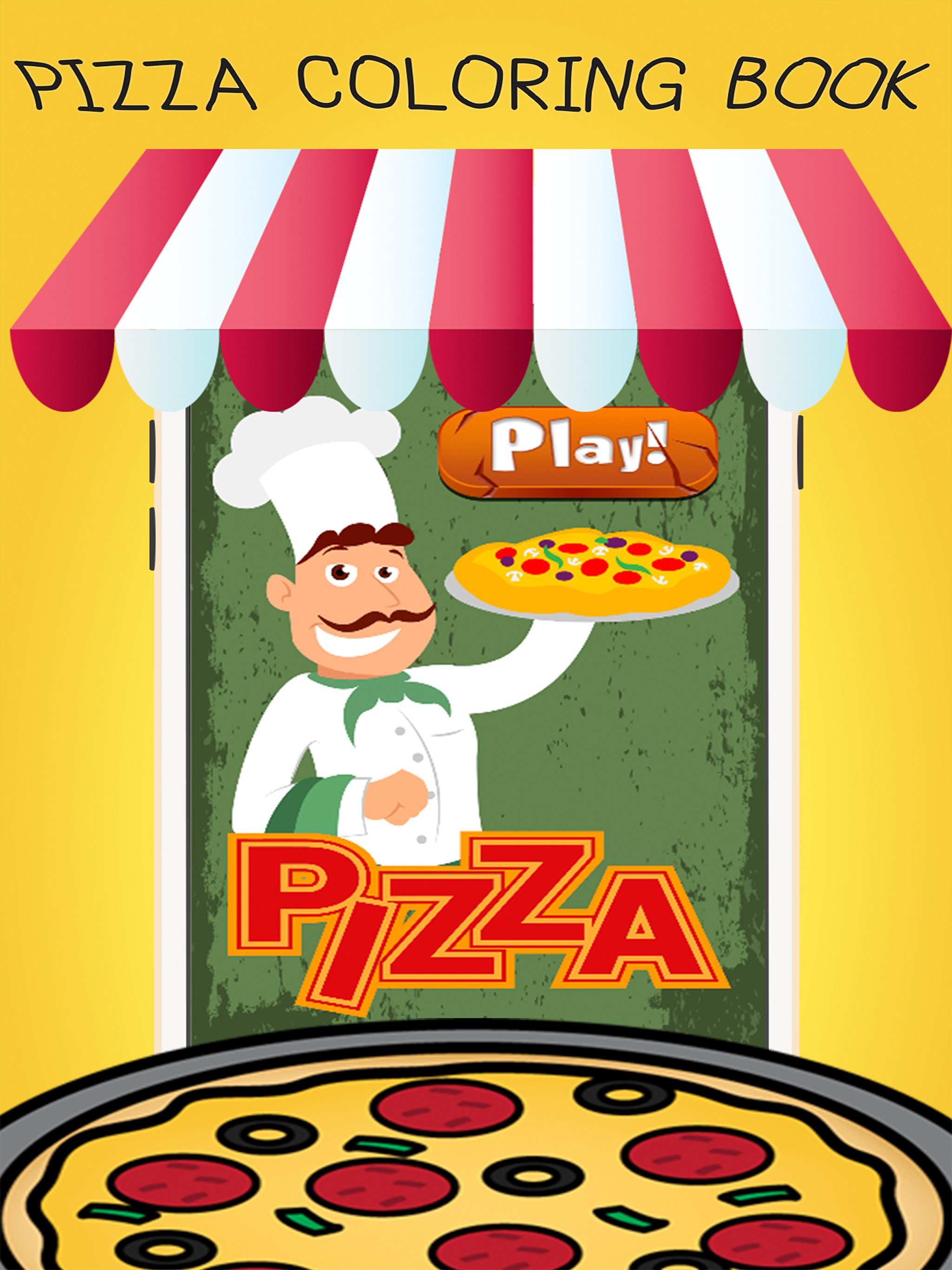 Color ME: Pizza Maker Fun Coloring Book Pages Kids screenshot 5