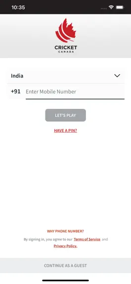 Game screenshot Cricket Canada Match Centre apk