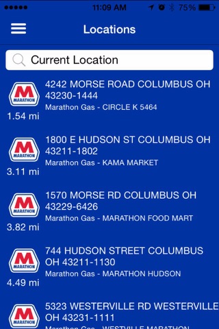 Marathon VISA Mobile App screenshot 4