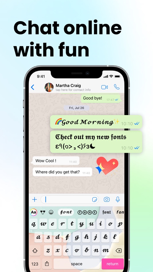 #6. Fonts Keyboard ⋆ (iOS) 由: Simple Health