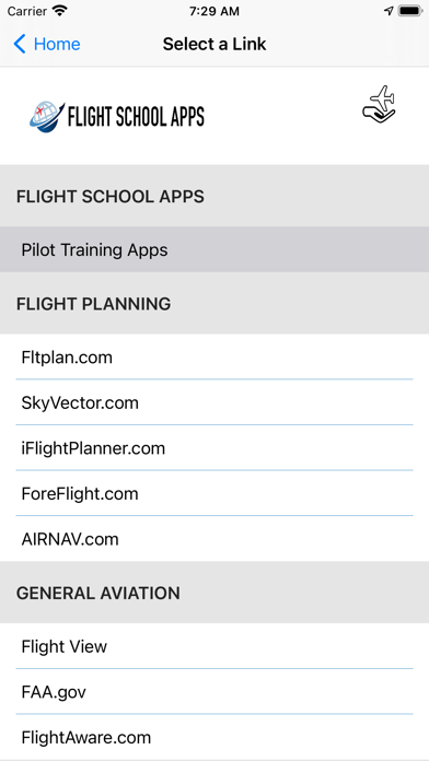 Flight School Apps Screenshot