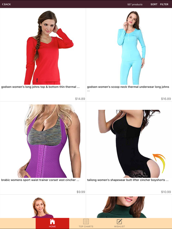 Vitrine Lingerie iPad screenshot 2 - Shopping app