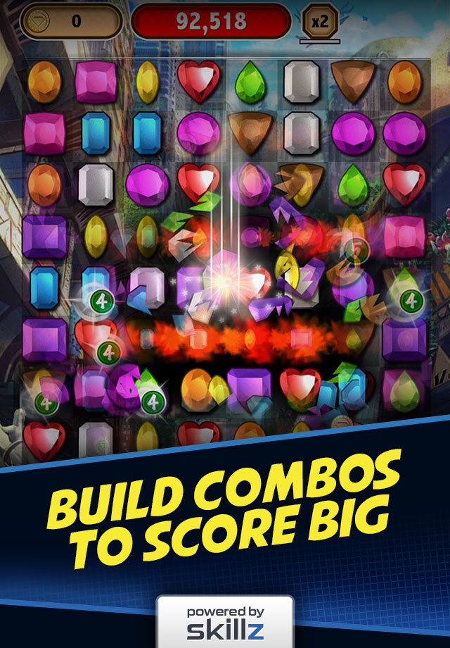 Diamond Strike - Match 3 Games screenshot 2
