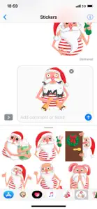 Christmas Santa Xmas Stickers screenshot #2 for iPhone