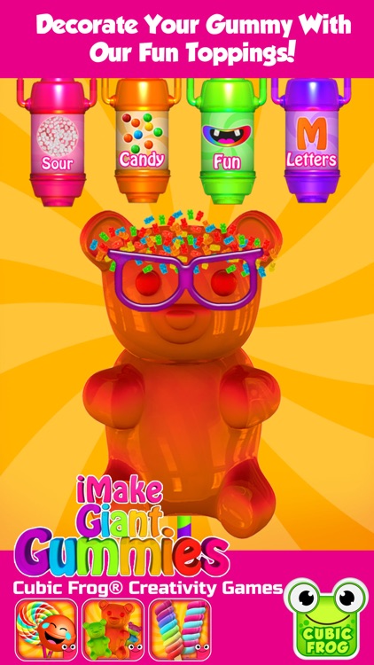 Gummy Bear Maker Candy Design Game-iMake Gummies screenshot-4