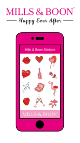Mills & Boon Happy Ever After iMessage Stickers screenshot