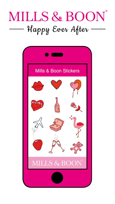 Mills & Boon Happy Ever After iMessage Stickers iPhone screenshot 5 - Stickers app