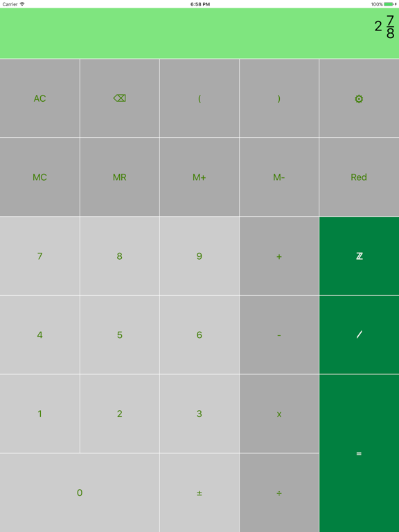 Screenshot #4 pour FraCa (fraction calculator)