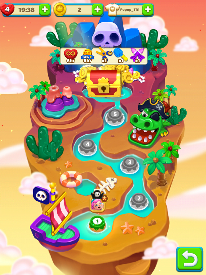 Toy Party Match 3 Hexa Blast