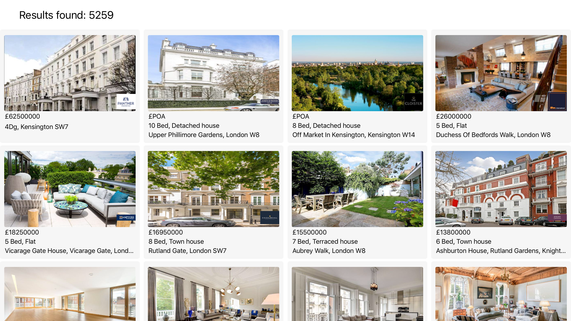 Property Match - Rental search