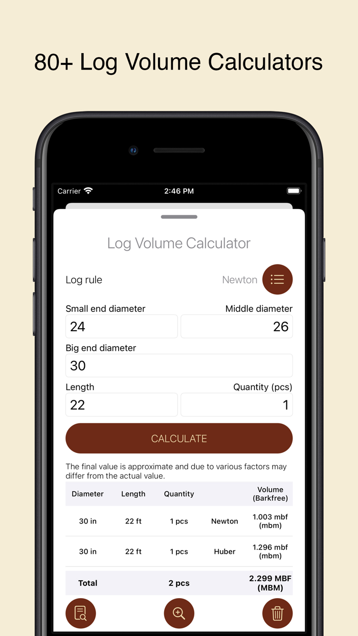 LogClimber - Wood Log Calc