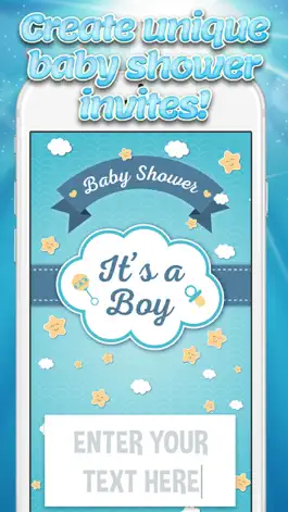 Game screenshot It's a Boy! Baby Shower Invitations hack