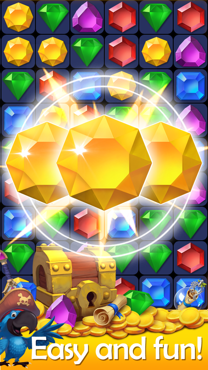 Pirate Jewel Pang Match 3