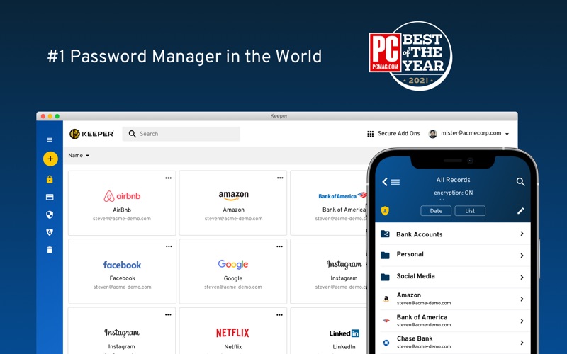 Keeper Password Manager Screenshot