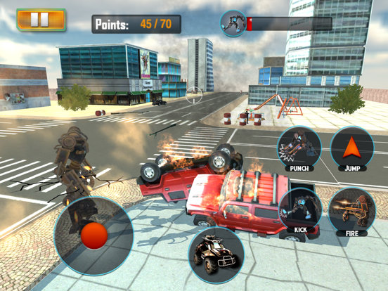 Robot Car Hero Sim 3D iPad screenshot