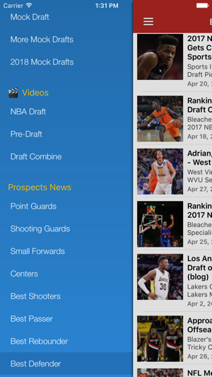 Draft News for NBA Basketball(圖5)-速報App