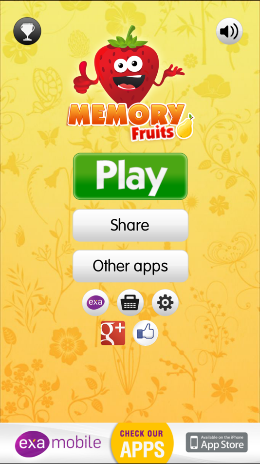 #5. Memory Fruits - Freemium Match Game (iOS) 由: ExaMobile S.A.