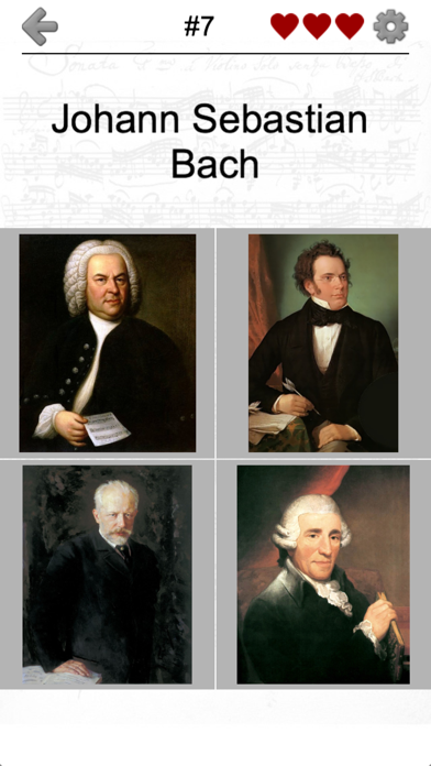 Compositores famosos de la música clásica - QuizCaptura de pantalla de2