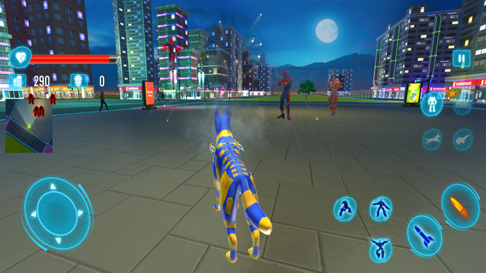 US Police Dog Robot Games