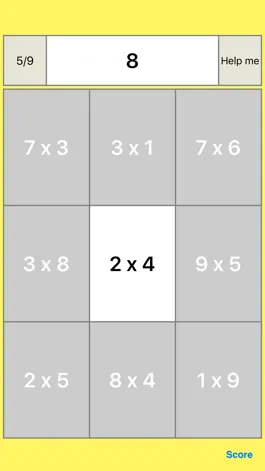 Game screenshot Reverse one digit multiplication tADa apk