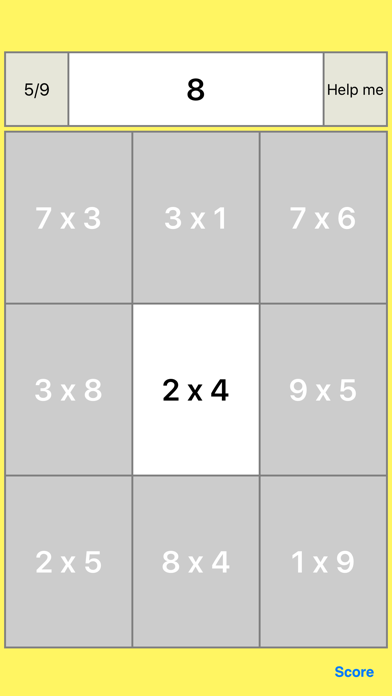 Screenshot #2 pour Reverse one digit multiplication tADa