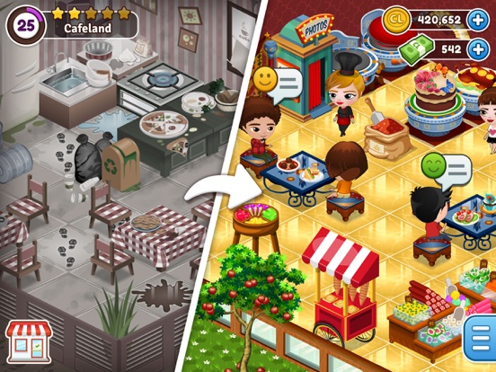 Cafeland - レストランゲームのおすすめ画像4