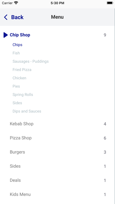 Sullys Fish & Chips Pizzeria Screenshot