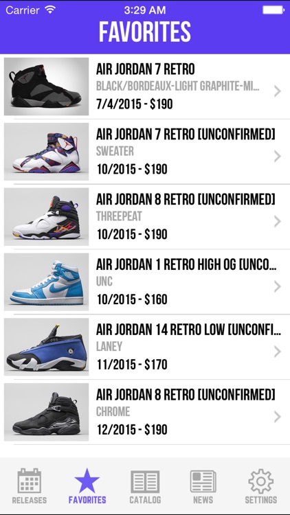 Sneaker Crush - Air Jordan & Nike Release Dates