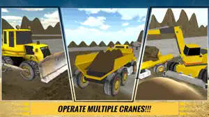 Sand Excavator Crane & Dumper Truck Simulator Game screenshot #2 for iPhone