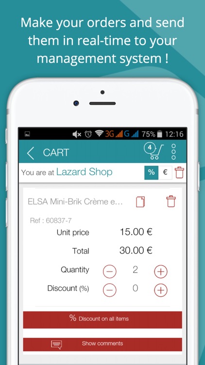 Order Taking, Products Catalog, CRM for Sales Reps screenshot-4