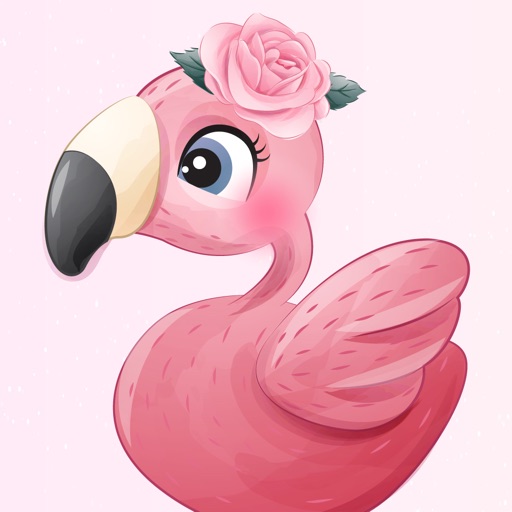 Pink Flamingo Photo Frames icon