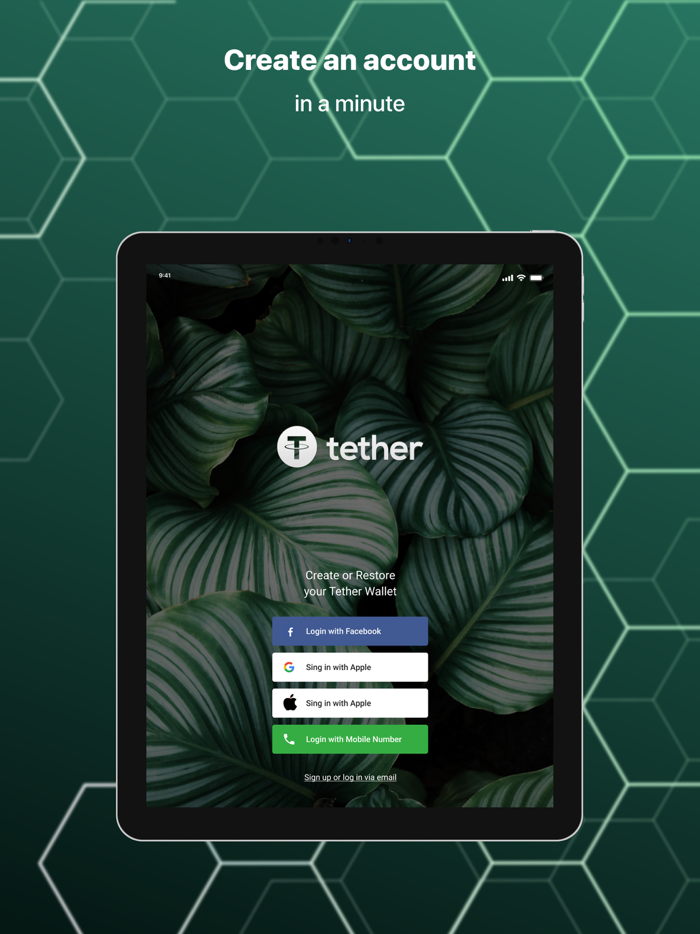Tether Wallet by Freewallet