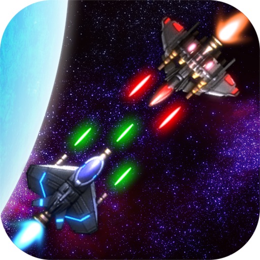 Galaxy Laser Wars Guardians: Asteroids Space iOS App