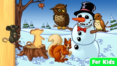 Screenshot #2 pour Animaux de la forêt puzzle - pour les tout-petits