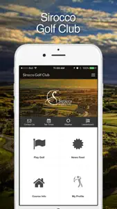 Sirocco Golf Club screenshot #1 for iPhone