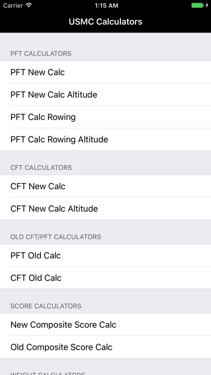 Usmc New Cft Score Chart