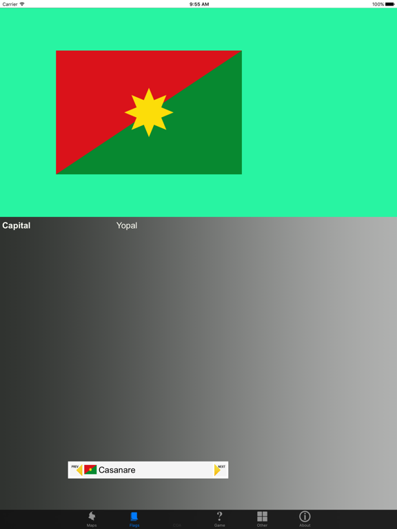 Colombia Department (State) Maps and Flags iPad screenshot