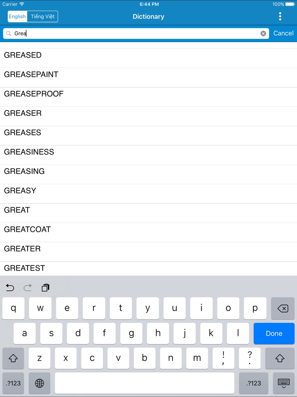 iPad screenshot