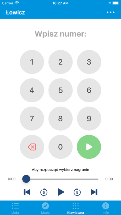 Audioprzewodnik po Łowiczu Screenshot