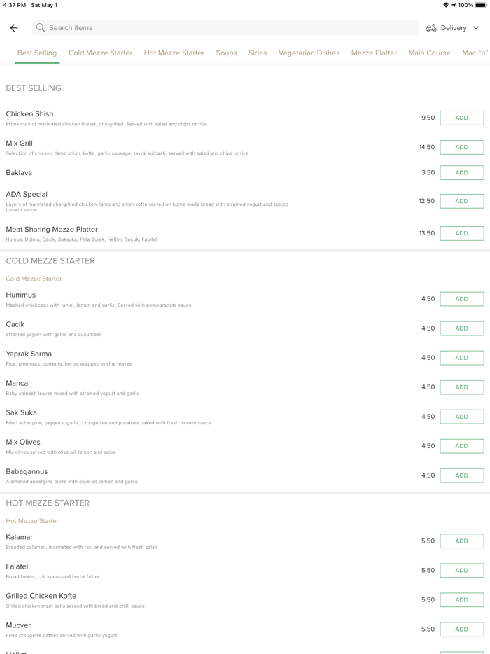 Ada Turkish Restaurant