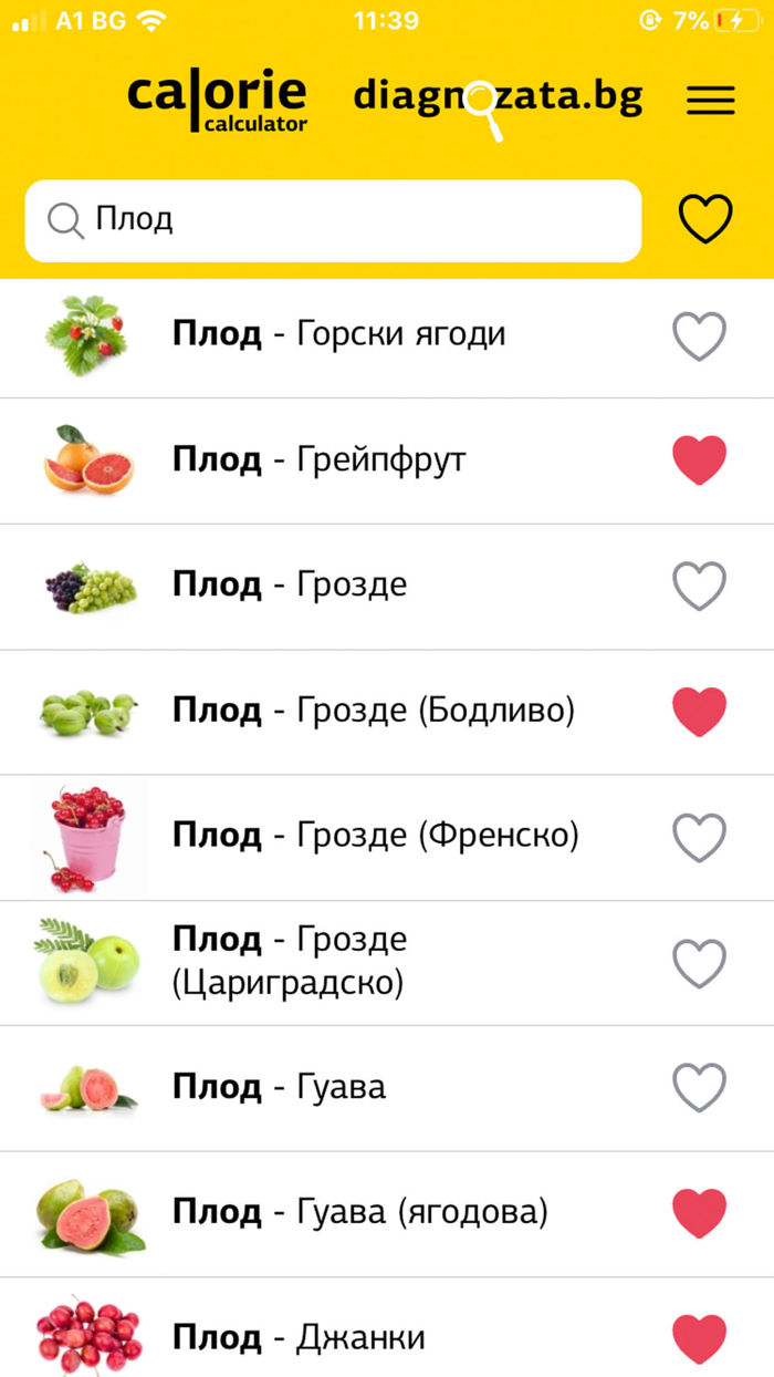 Калориен Калкулатор