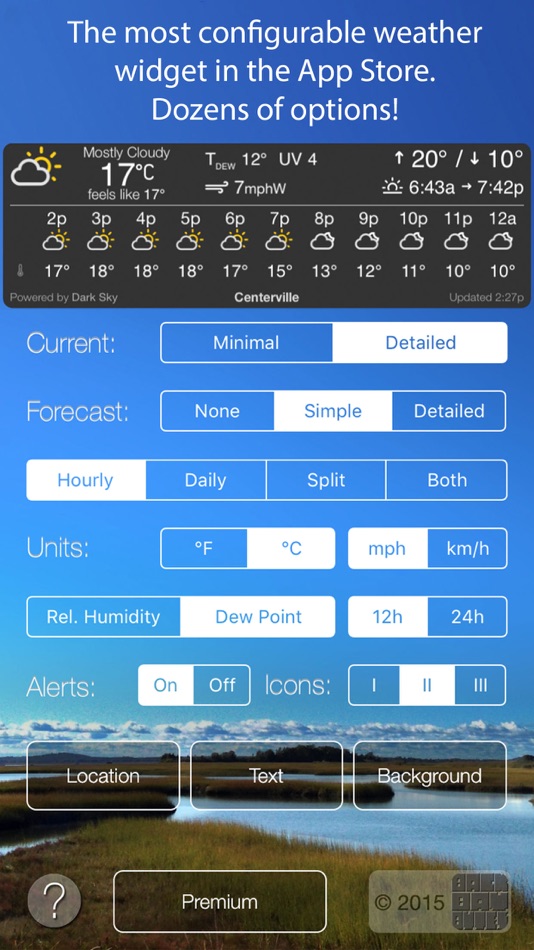 #3. Simple Weather Widget (iOS) 由: Back Bay Bytes LLC