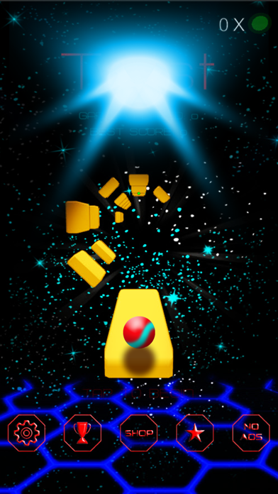 Screenshot #1 pour Twist Galaxy Rolling Ball