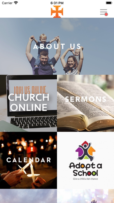Trinity Communion Church Screenshot