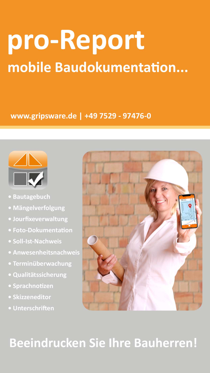 pro-Report - Baudokumentation