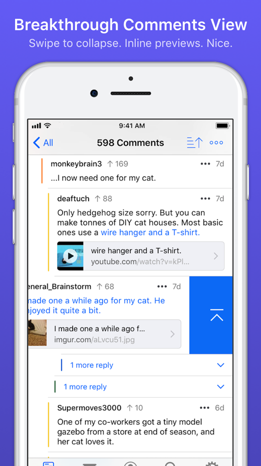 #3. Apollo for Reddit (iOS) Podle: Christian Selig