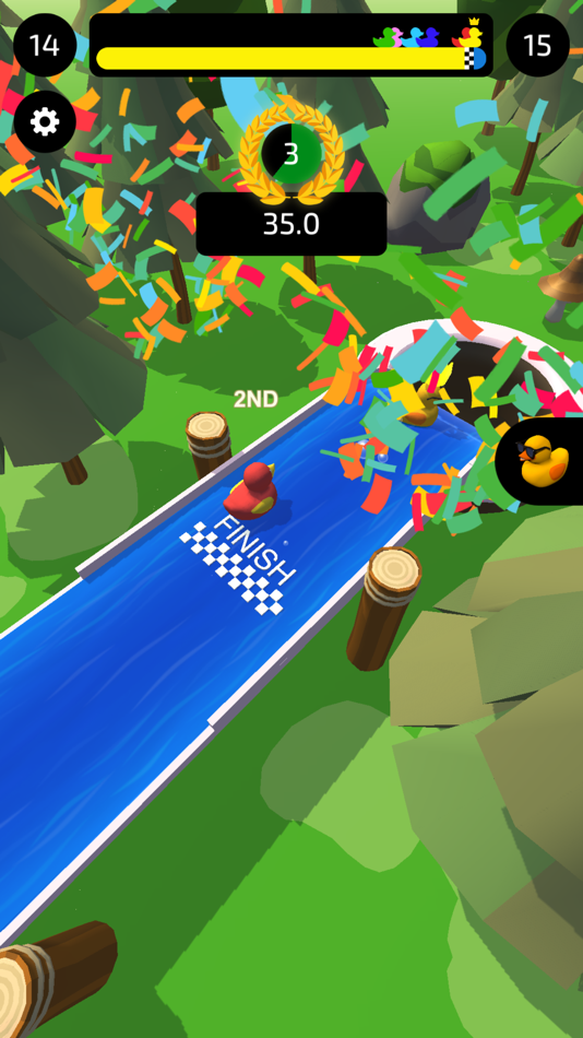 #4. Duck Race (iOS) 由: Raketspel AB