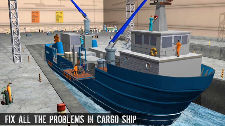 Cargo Ship Mechanic Simulator PRO: Workshop Garage